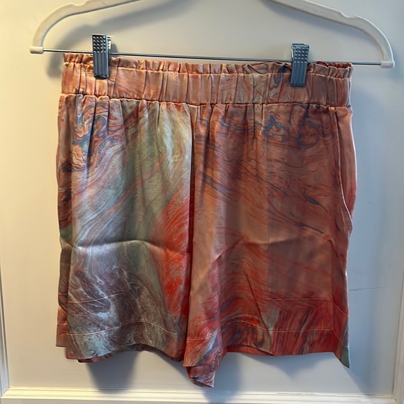 Rails Silk Shorts in Pastel Marble Size S - Picture 2 of 6